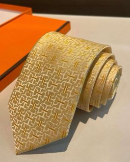 Hermes silk tie