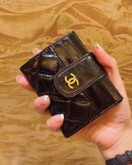 Chanel leather wallet