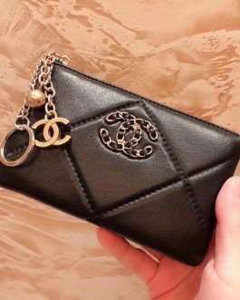 Chanel leather wallet