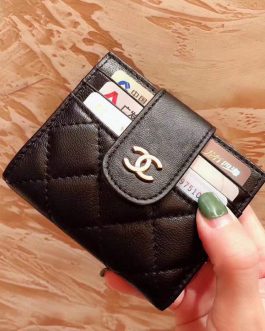 Chanel leather wallet