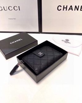 Chanel leather wallet