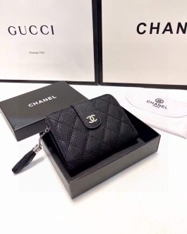 Chanel leather wallet