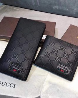 Gucci men's wallet, skin