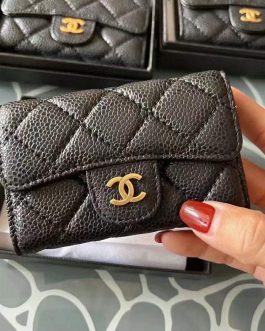 Chanel leather wallet