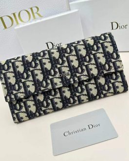 Dior leather wallet