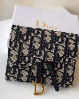 Dior leather wallet