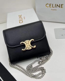 Celine leather wallet