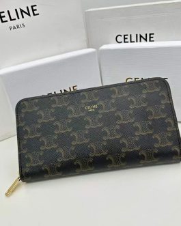 Celine leather wallet