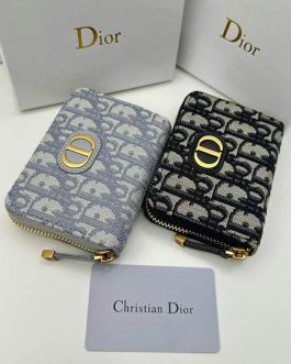 Dior leather wallet