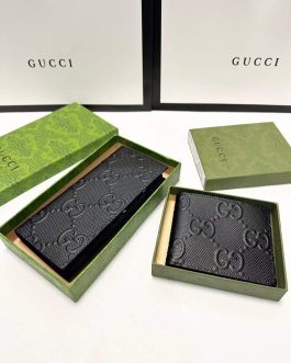 мужской кошелек Gucci, кожа