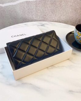 Chanel leather wallet