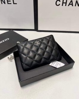 Chanel leather wallet