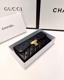 Chanel leather wallet