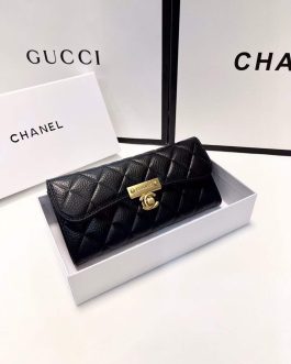 Chanel leather wallet