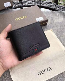 Gucci men's leather wallet