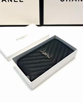 YSL WALLET leather