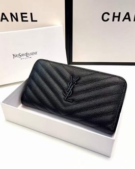 YSL WALLET leather