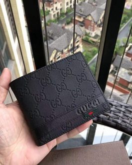 Gucci men's leather wallet