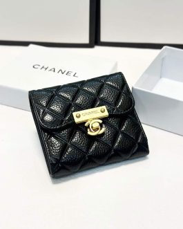 Chanel leather wallet