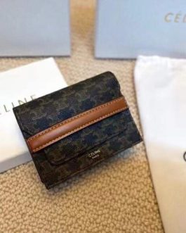 Celine leather wallet