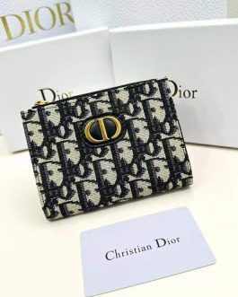 Dior leather wallet