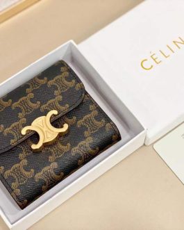 Celine leather wallet