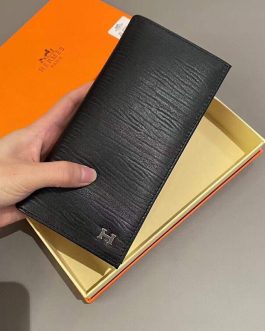 Hermes leather men's wallet