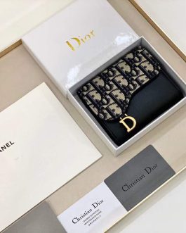 Dior leather wallet