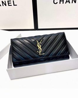 YSL WALLET leather