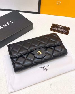 Chanel leather wallet