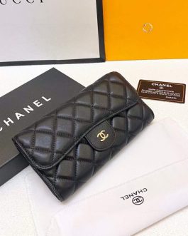 Chanel leather wallet