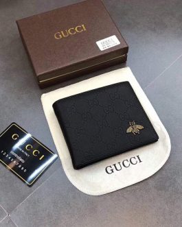 Мужской кожаный кошелек Gucci