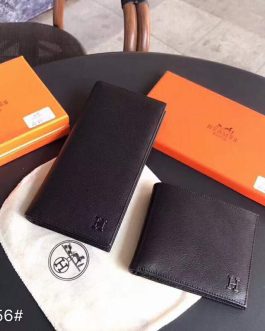 Hermes leather men's wallet