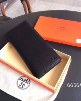 Hermes leather men's wallet