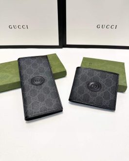 Мужской кожаный кошелек Gucci