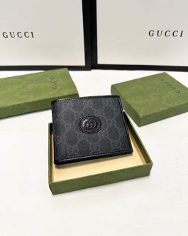 Мужской кожаный кошелек Gucci