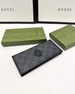 Мужской кожаный кошелек Gucci