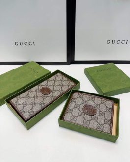 Мужской кожаный кошелек Gucci