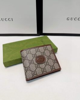 Мужской кожаный кошелек Gucci