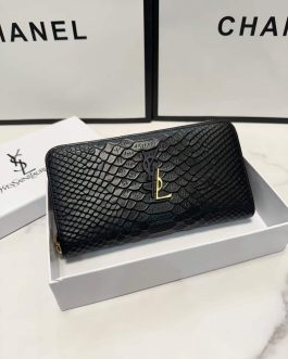 YSL WALLET leather