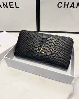 YSL WALLET leather