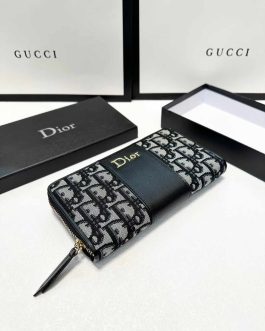 Dior leather wallet