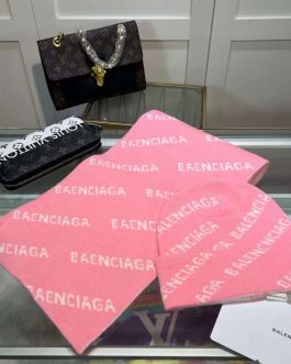 Balenciaga komplet zestaw szalik czapka