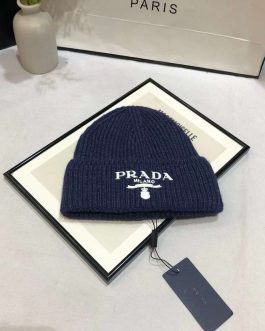 Prada damska ciepła czapka