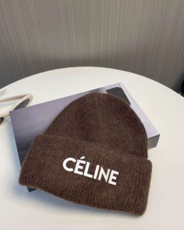 Celine женская теплая шапка