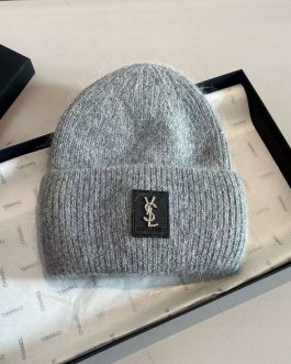 YSL женская теплая шапка