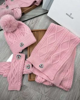 Moncler set, scarf, hat, gloves