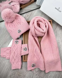 Moncler set, scarf, hat, gloves