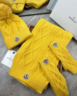 Moncler set, scarf, hat, gloves