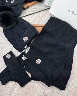 Moncler set, scarf, hat, gloves